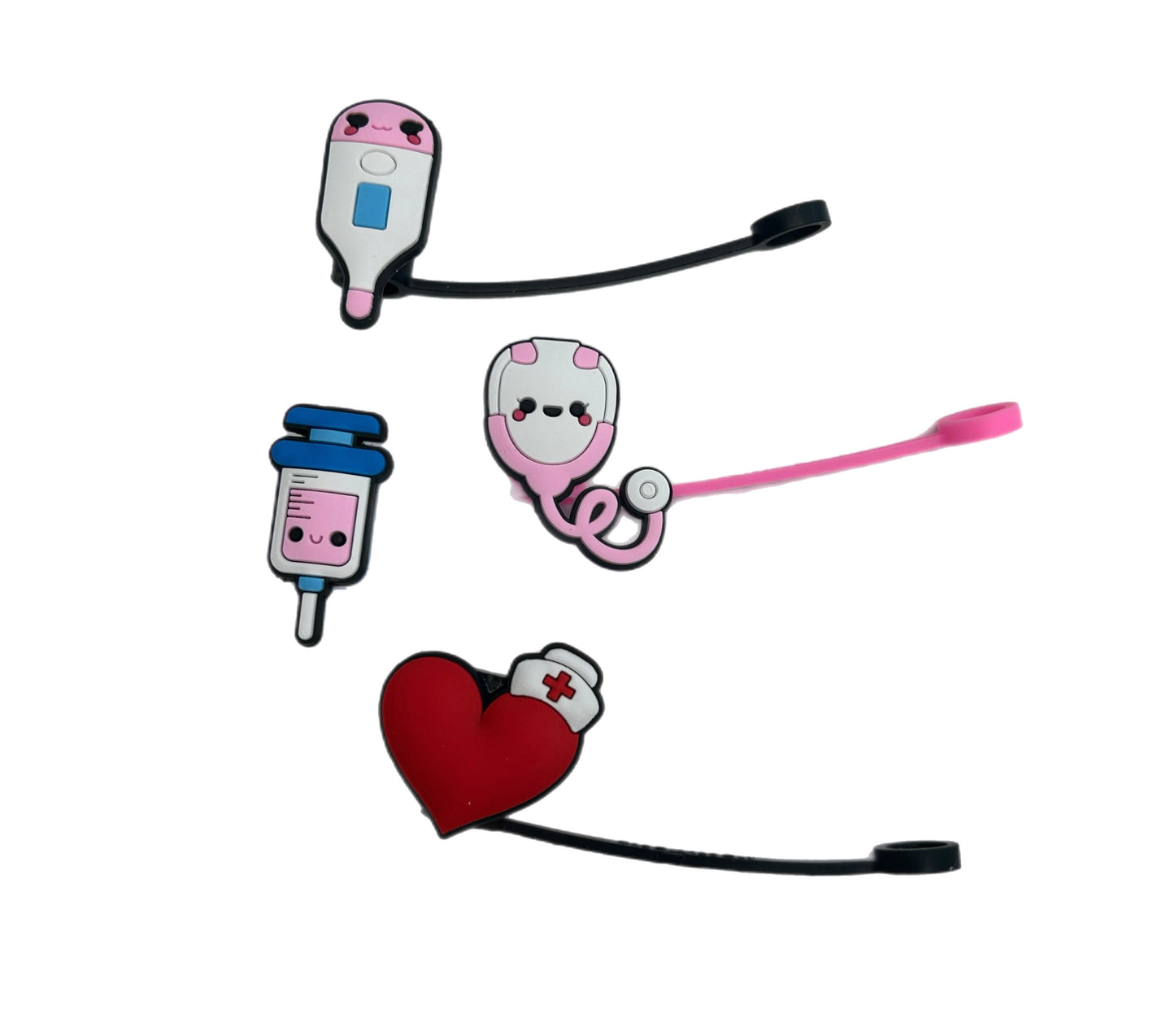 Medical Buddies Straw Toppers
