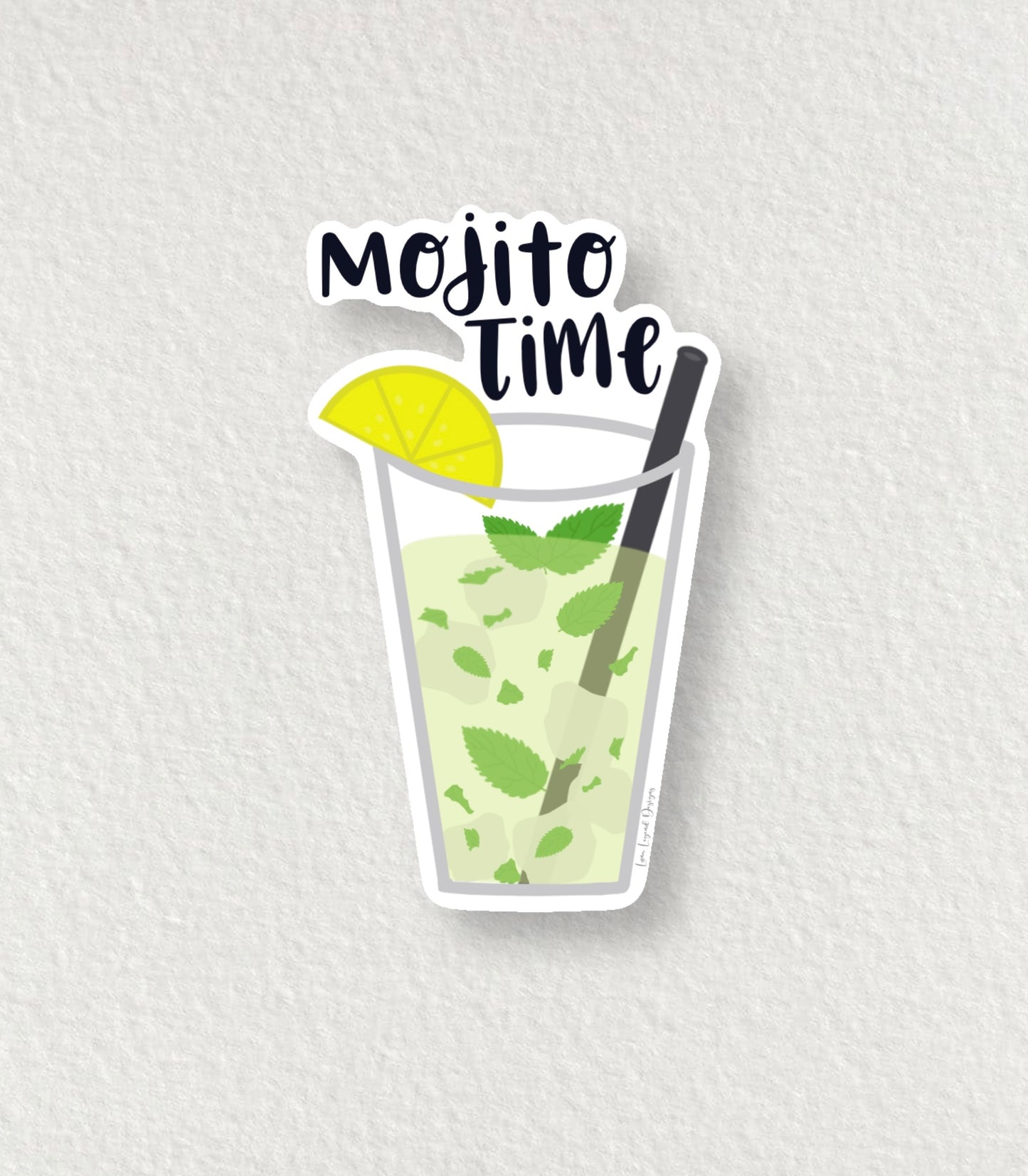 Pegatina Mojito Tiempo 3"