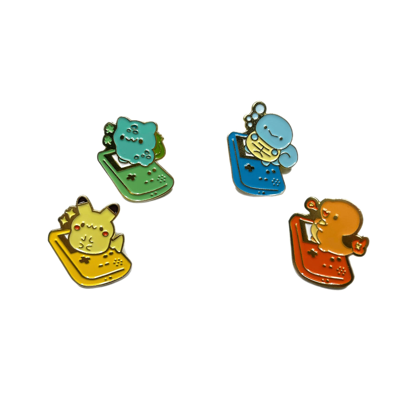 Pocket Monsters Game Enamel Pins