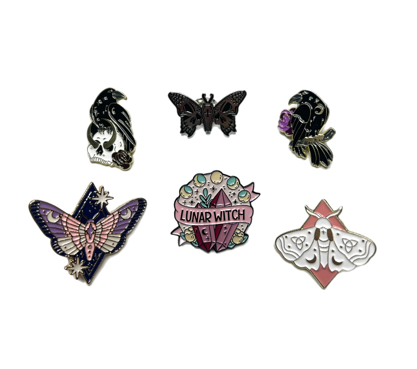 Witchy Vibes Enamel Pins