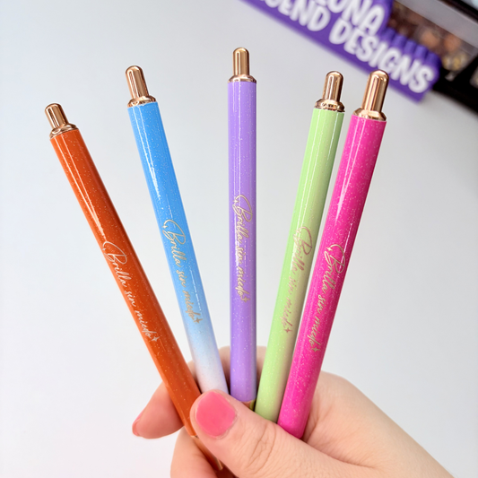 Brilla Sin Miedo Metal Pen