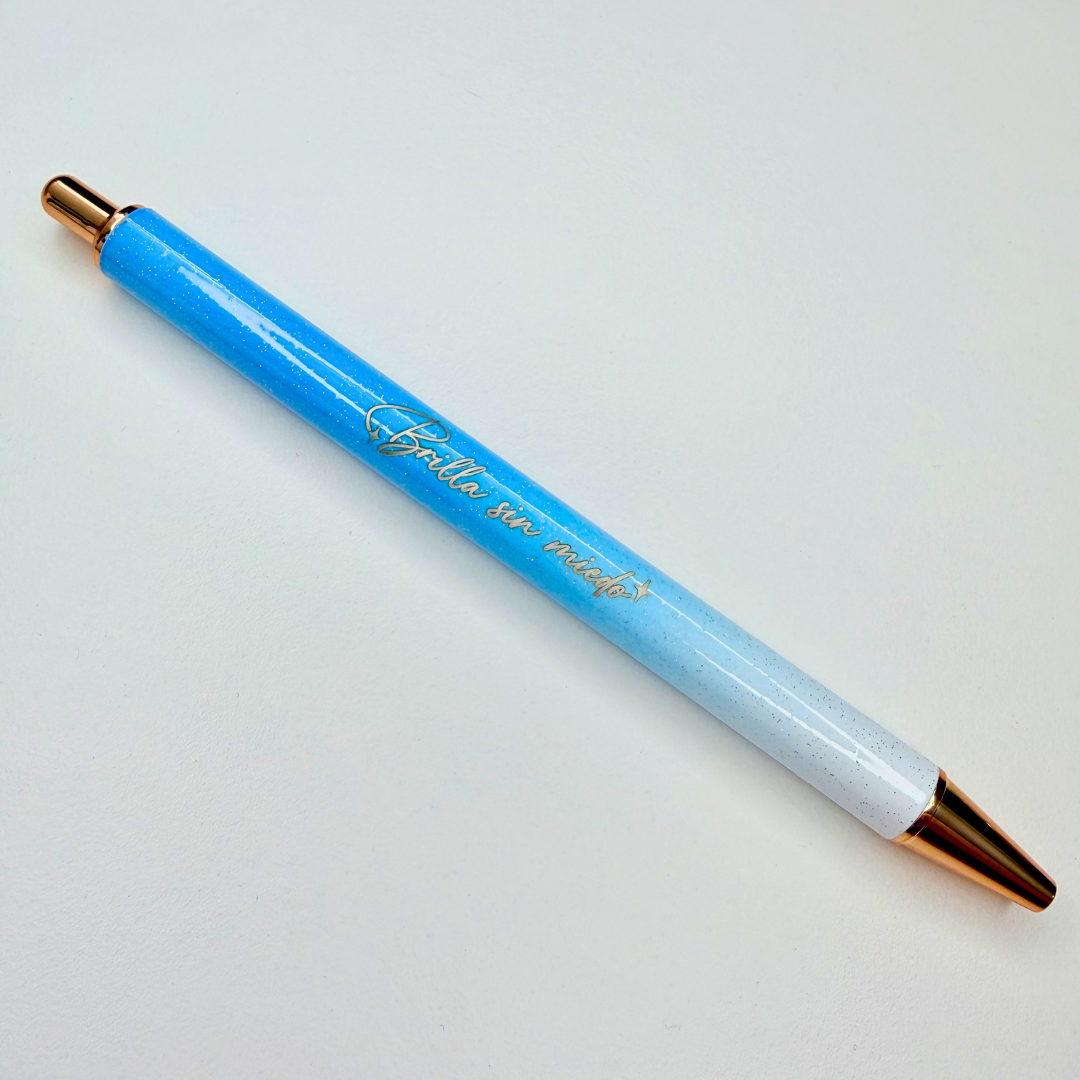 Brilla Sin Miedo Metal Pen