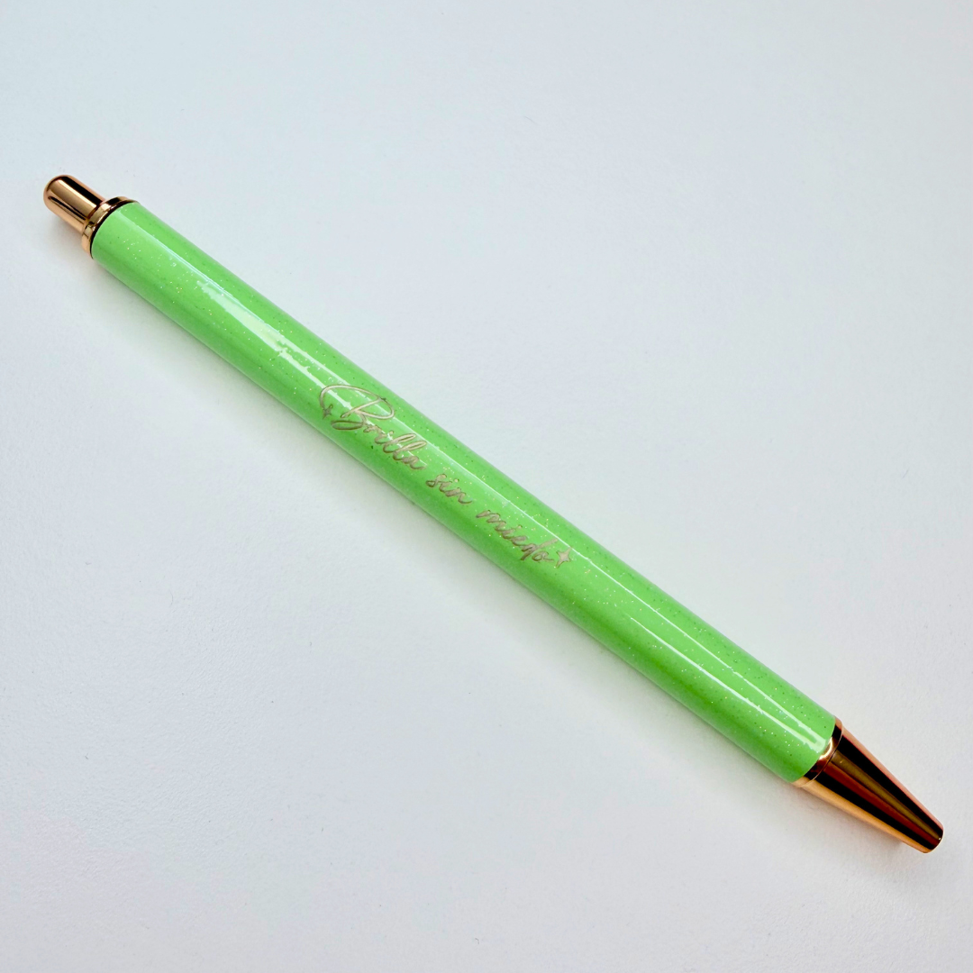 Brilla Sin Miedo Metal Pen