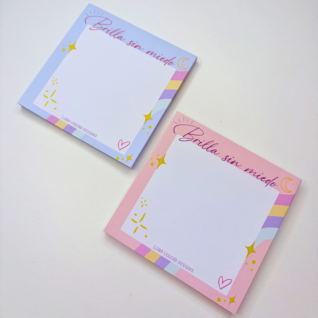 Brilla Sin Miedo Sticky Notes
