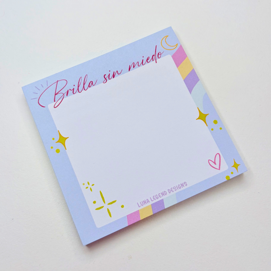 Brilla Sin Miedo Sticky Notes