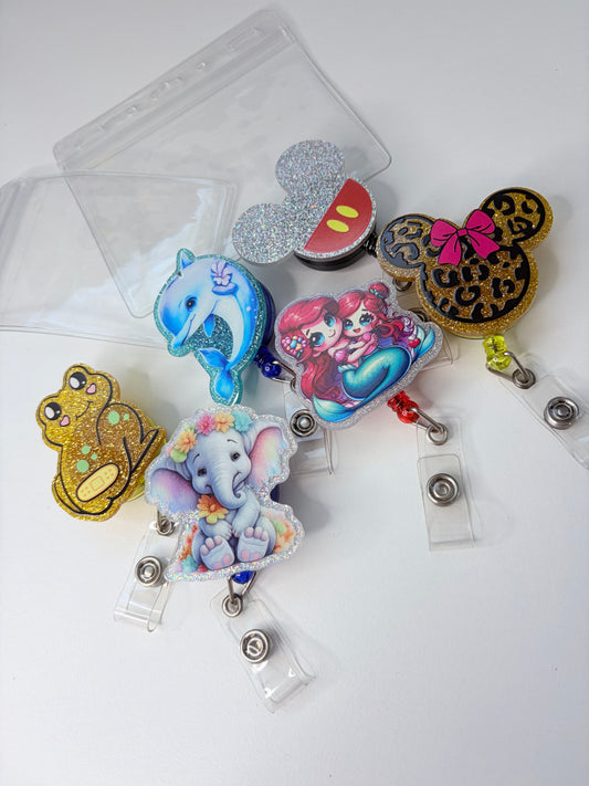 Acrylic Badge Reel