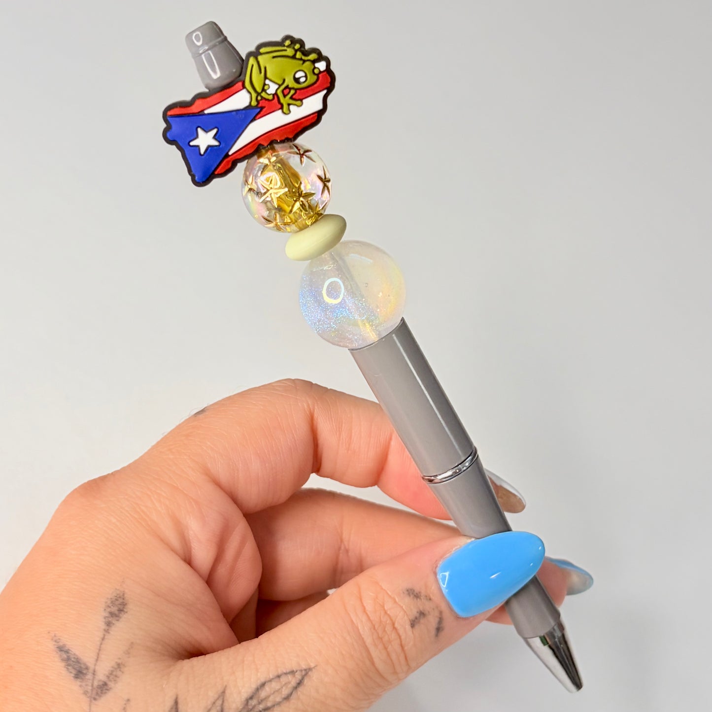 Puerto Rico Beaded Pen