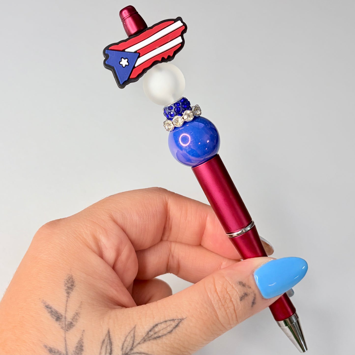 Puerto Rico Beaded Pen