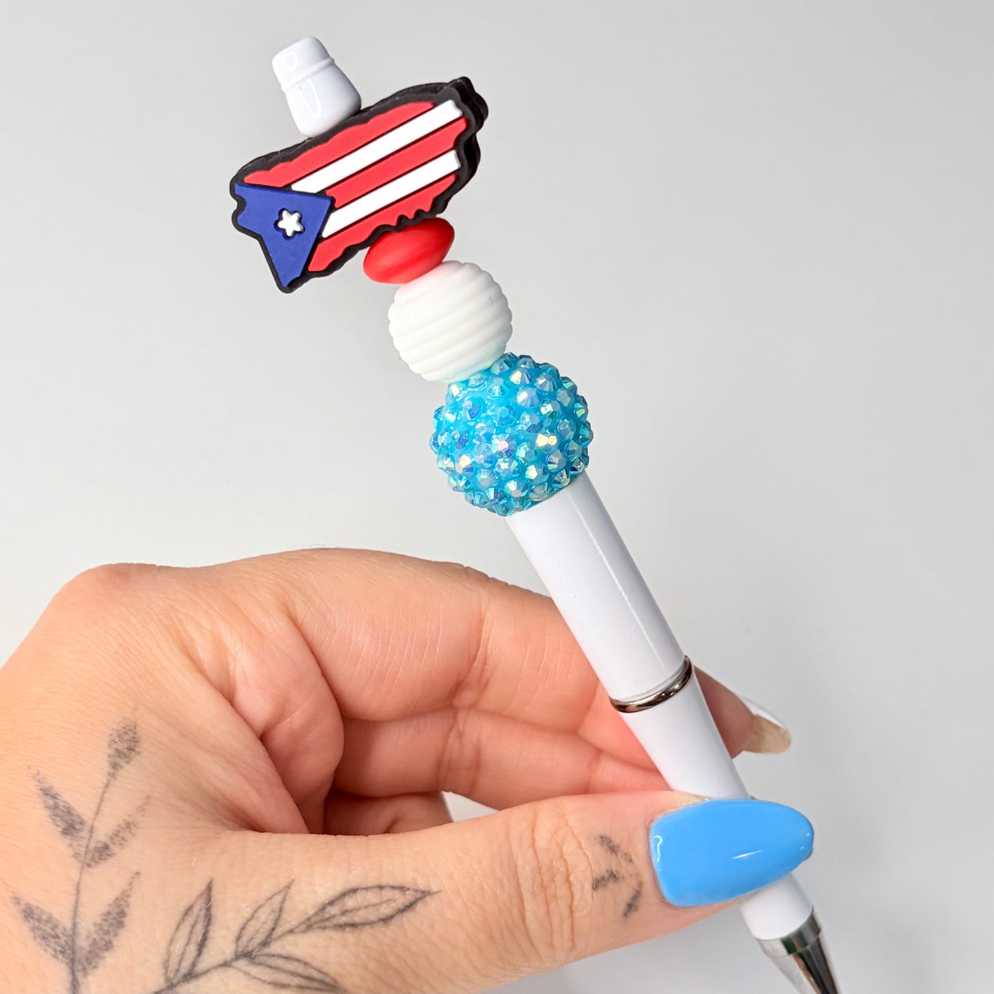 Puerto Rico Beaded Pen
