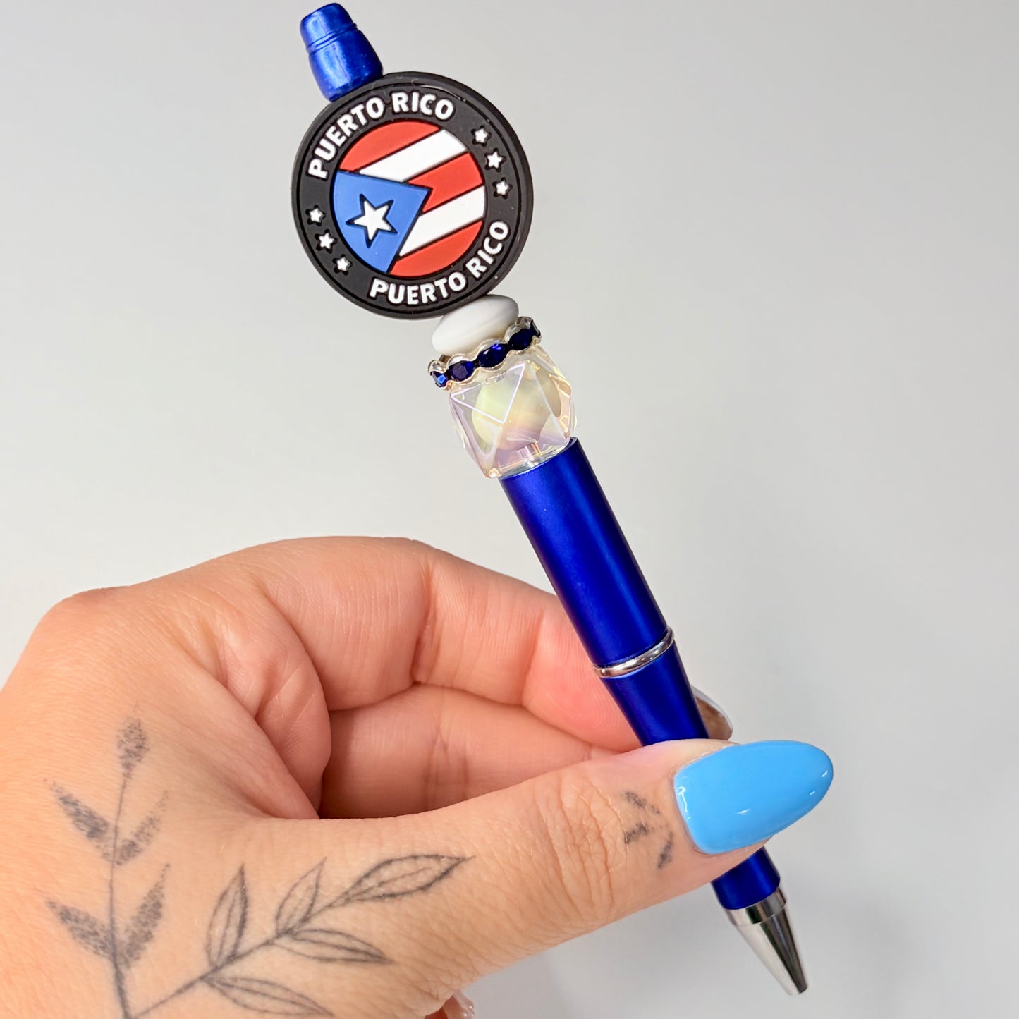 Puerto Rico Beaded Pen