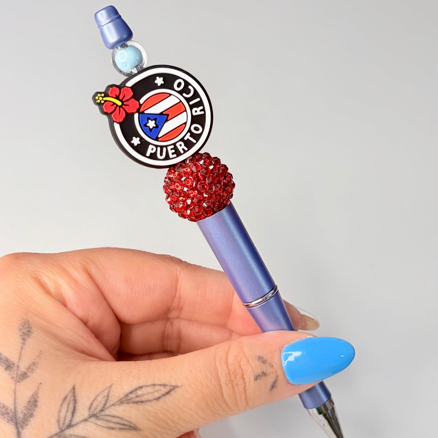 Puerto Rico Beaded Pen