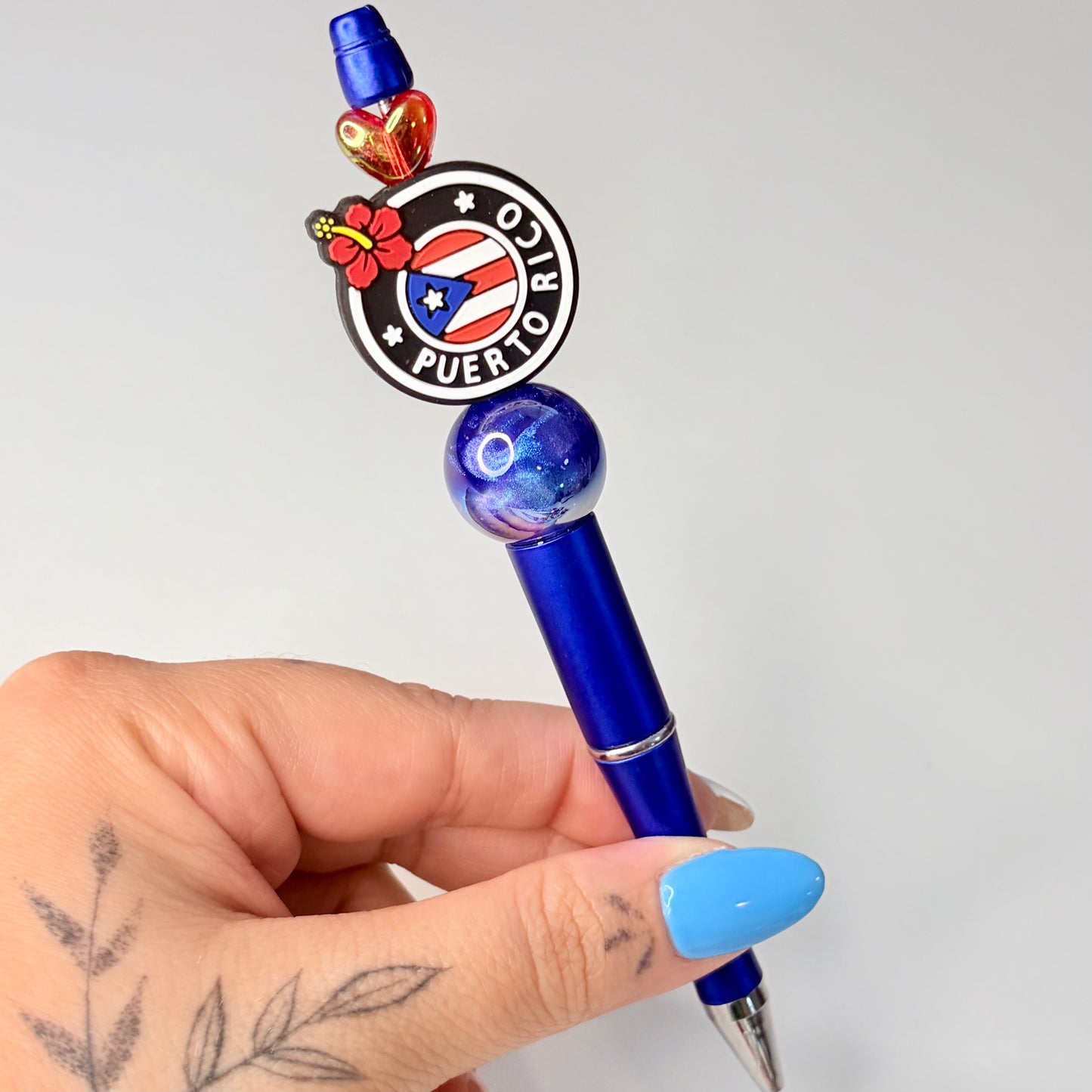 Puerto Rico Beaded Pen