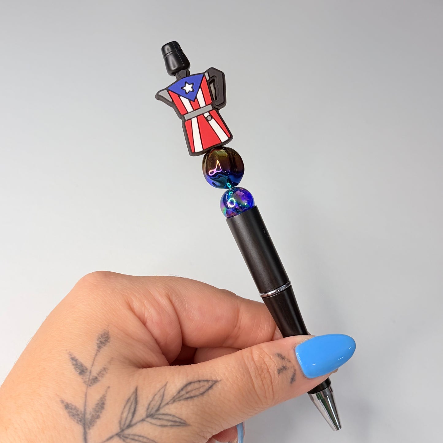 Puerto Rico Beaded Pen