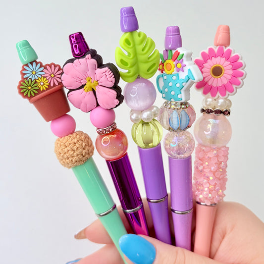 Floral Beaded Pen