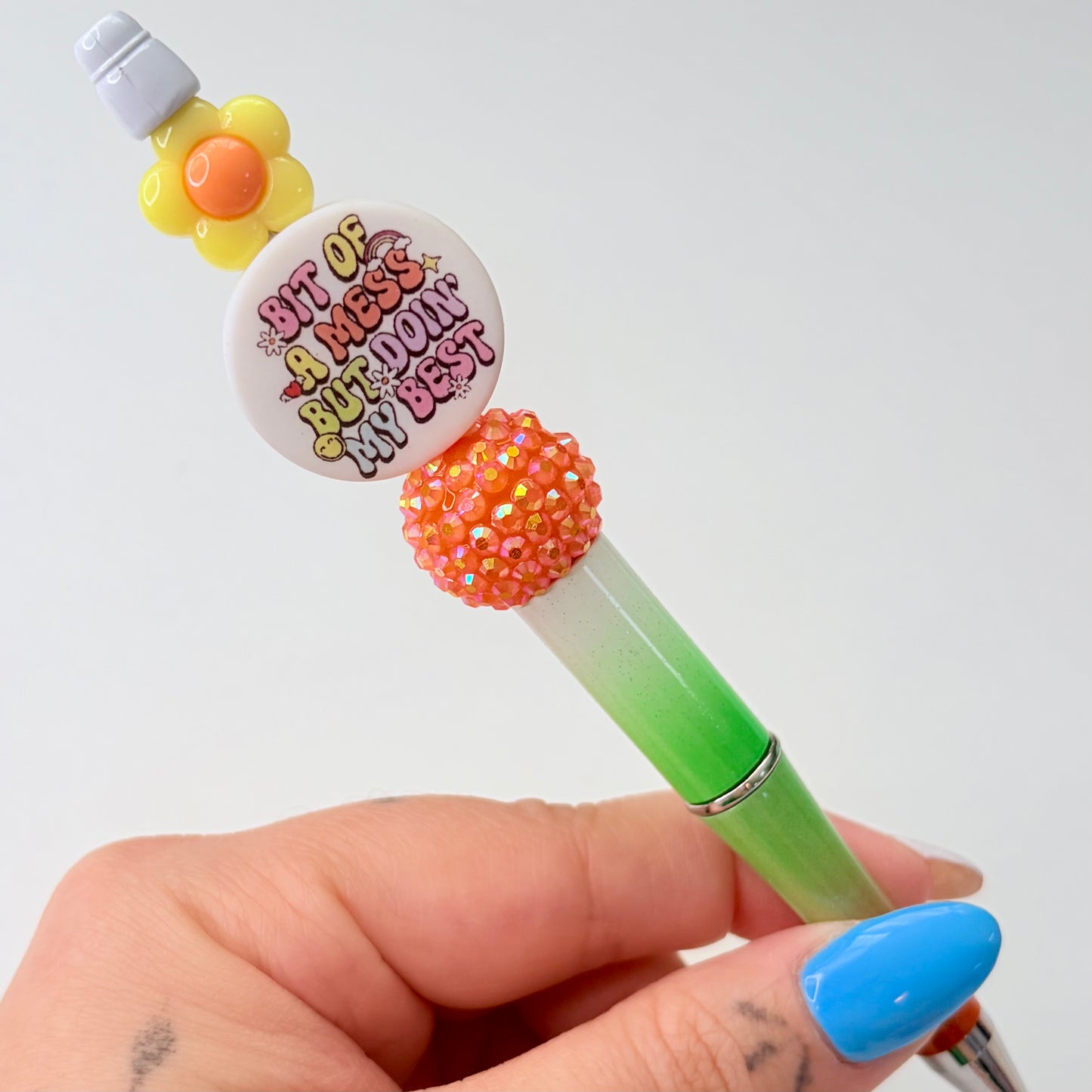 Phrases Beaded Pen – Mensajes Cute