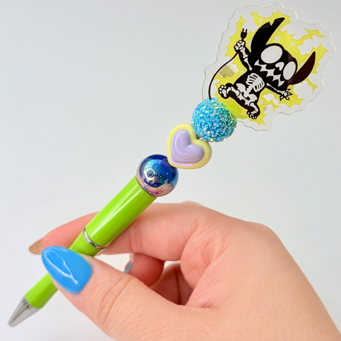 Cartoon Acrylic Beaded Pen
