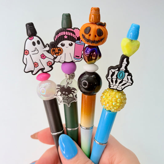 Spooky Beaded Pen