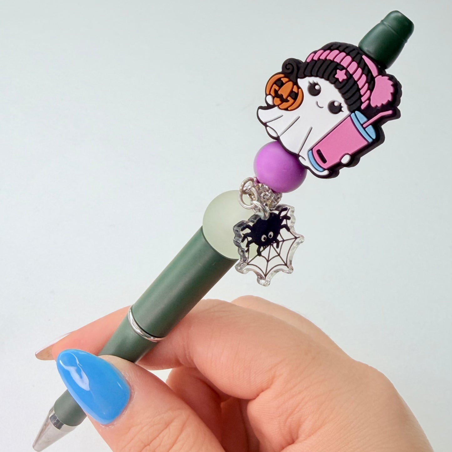 Spooky Beaded Pen