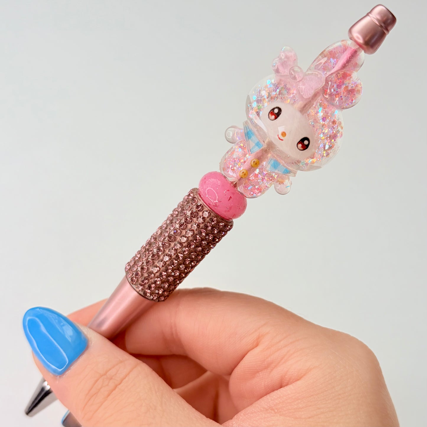 Glitter San San Fam Beaded Pen