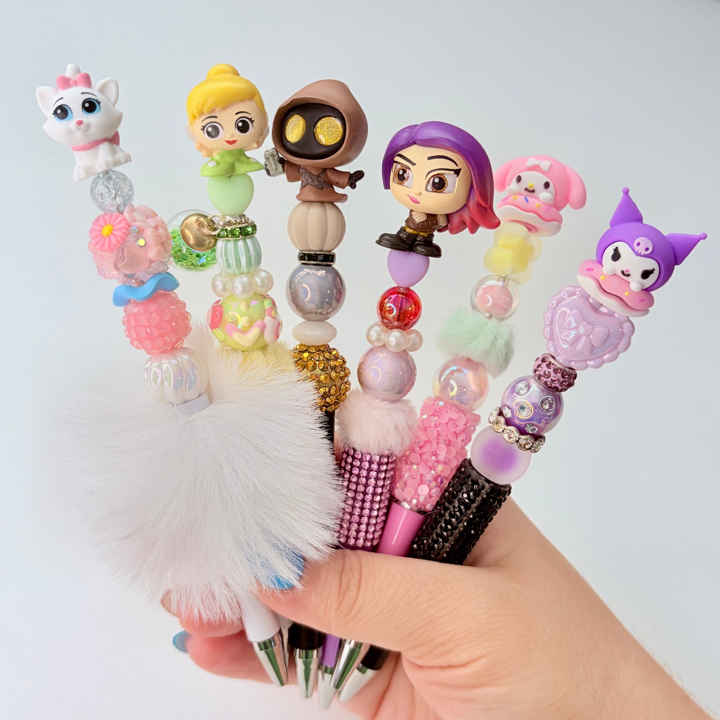 Beaded Pen with Topper