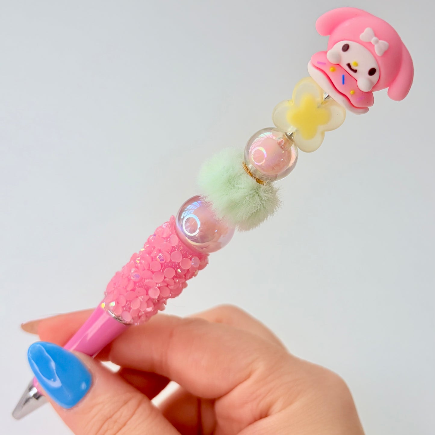 Beaded Pen with Topper