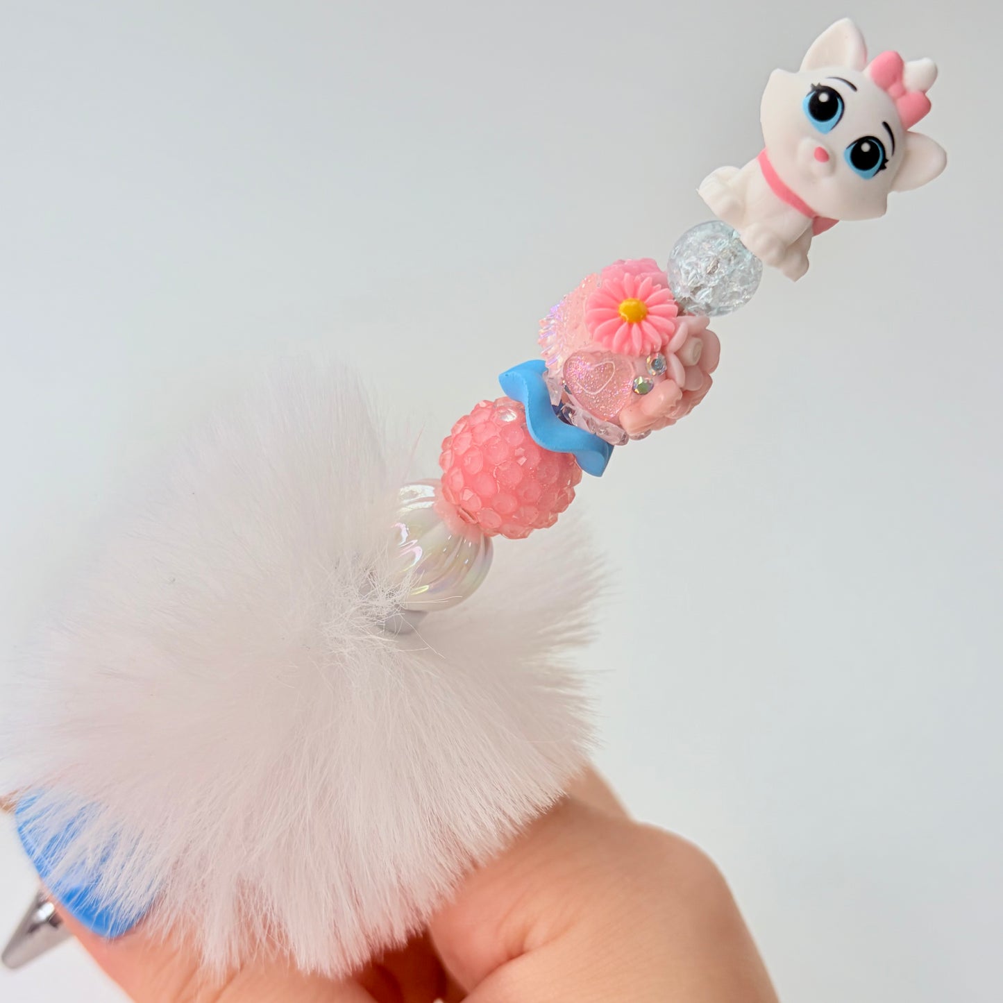 Beaded Pen with Topper