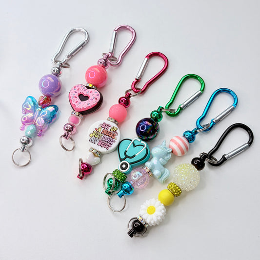 Carabiner Bead Keychain