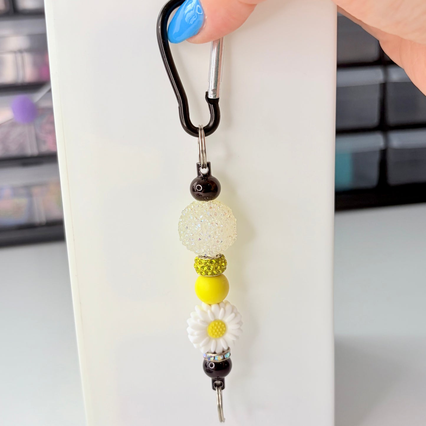 Carabiner Bead Keychain
