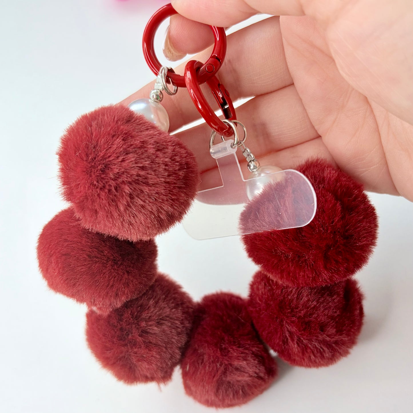 Fluffy Phone Chain