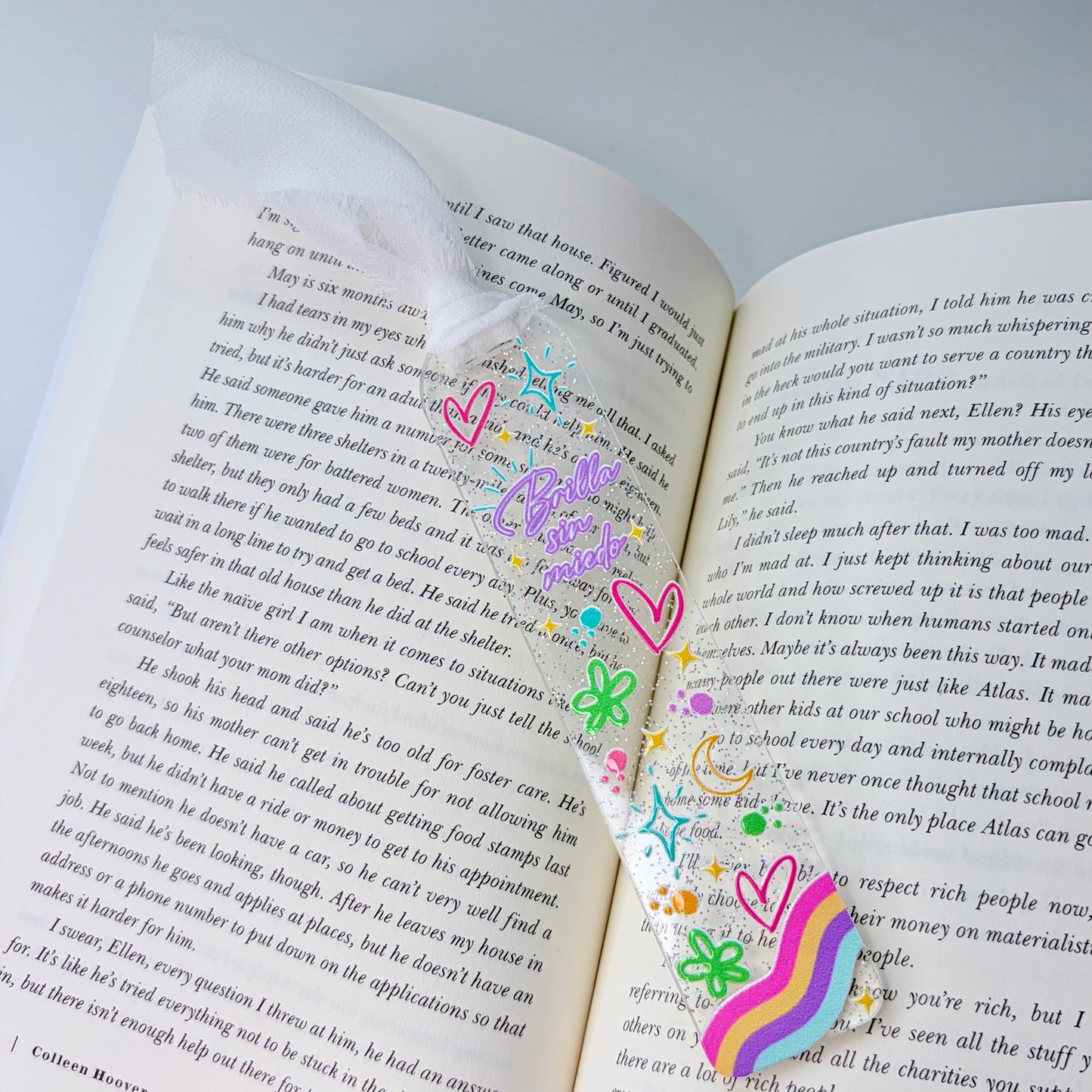 Brilla Sin Miedo Acrylic Bookmark
