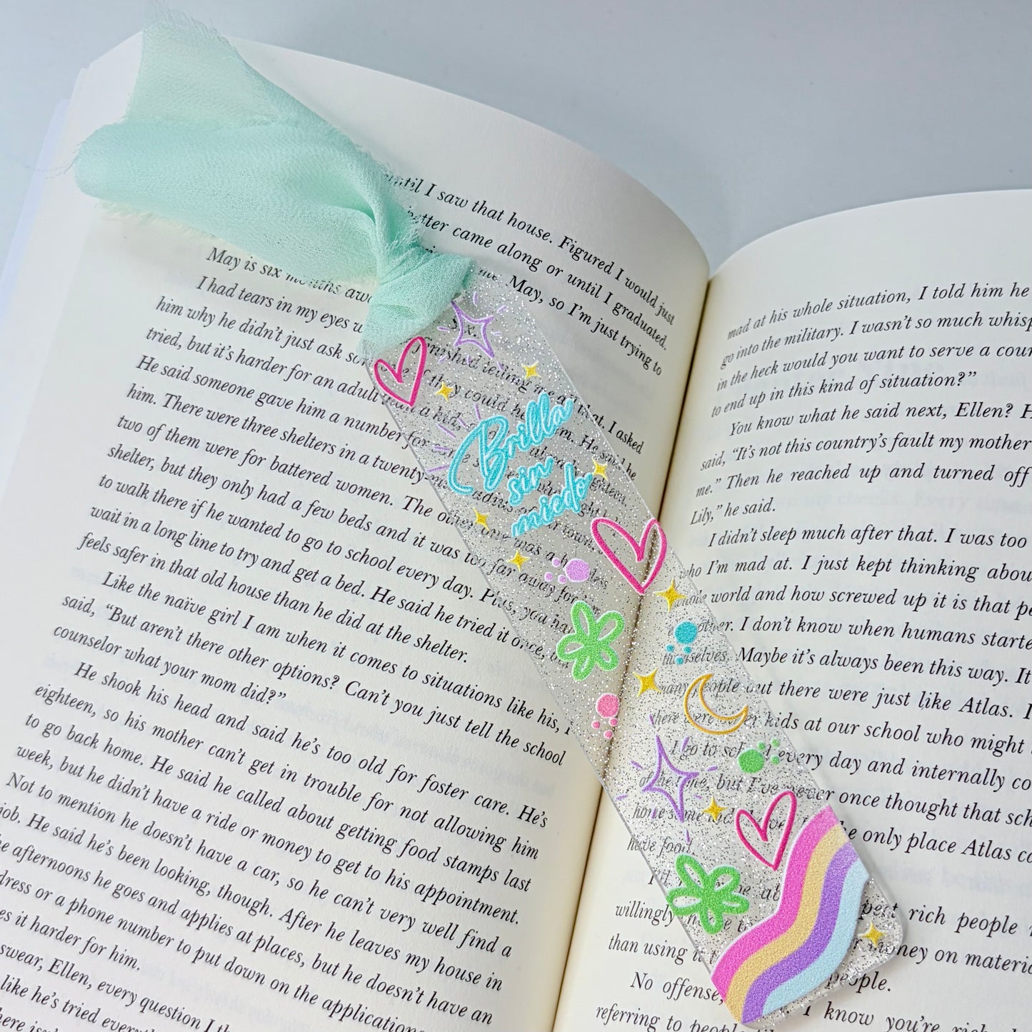 Brilla Sin Miedo Acrylic Bookmark